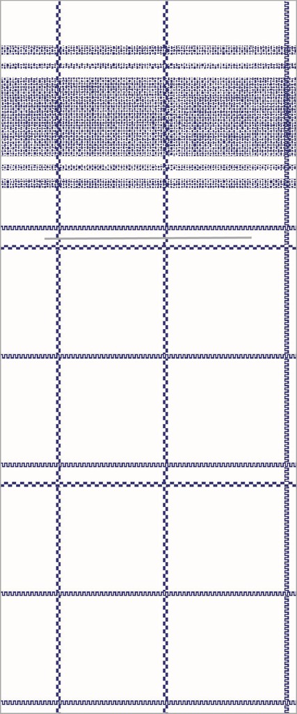 Linclass Pocket-Nap. Nadeem blau 48 x 40 cm 1/8 Falz